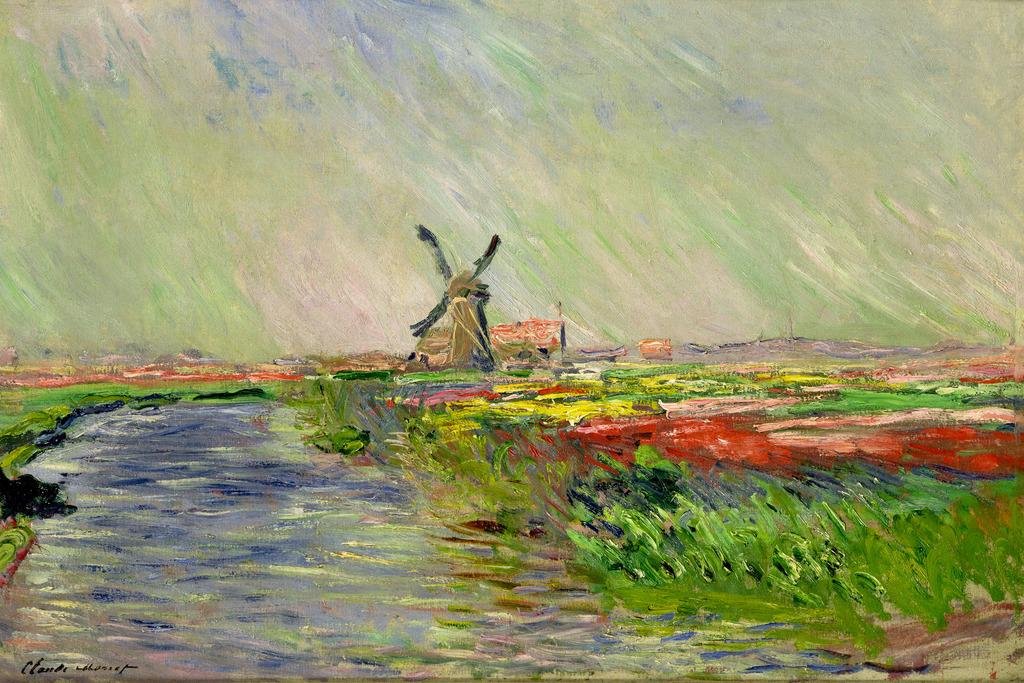 Amazon.com: Claude Monet Tulip Field in Holland Impressionist